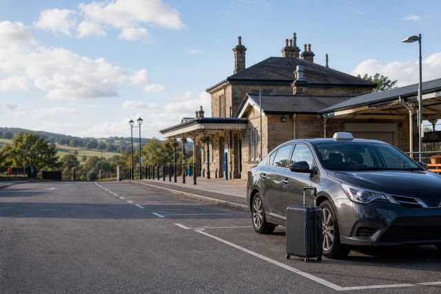 Thirsk Market Place taxi rank and station pickup routes