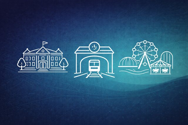 Decorative gradient artwork